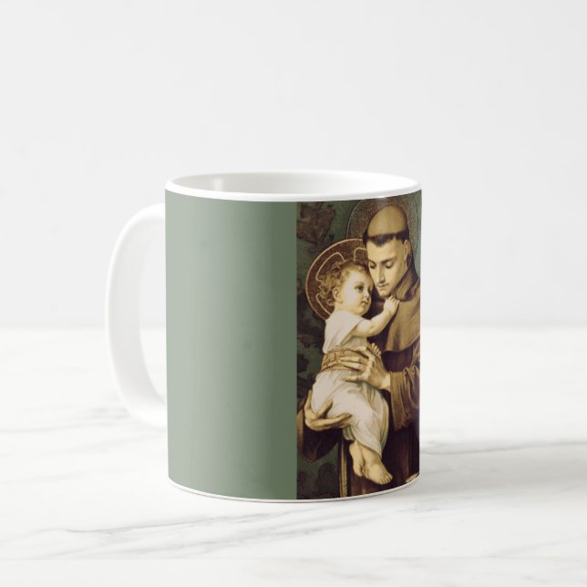 St. Anthony of Padua Coffee Mug (Front Left)