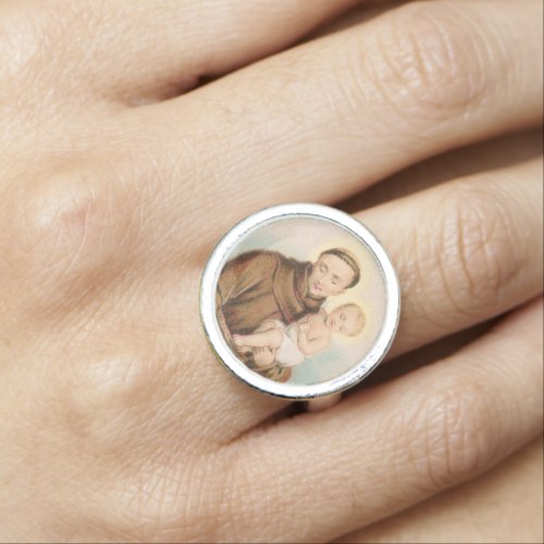 St Anthony of Padua Finder of Lost Things TF01 Ring