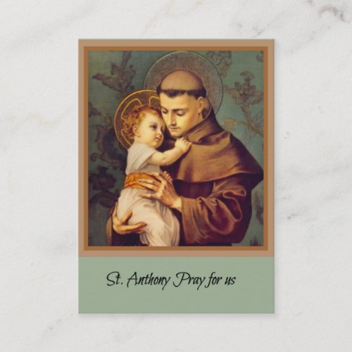 St Anthony of Padua Holy Cards