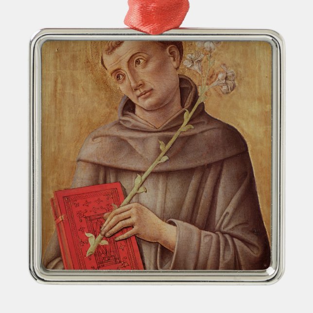 St. Anthony of Padua Metal Ornament (Front)
