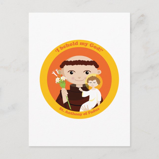 St. Anthony of Padua Postcard (Front)
