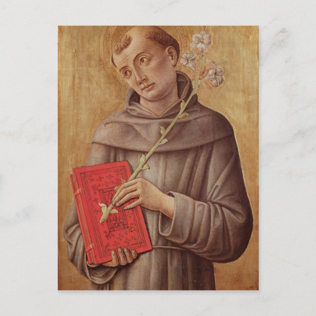 St. Anthony of Padua Postcard (Front)