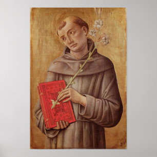 St. Anthony of Padua Poster