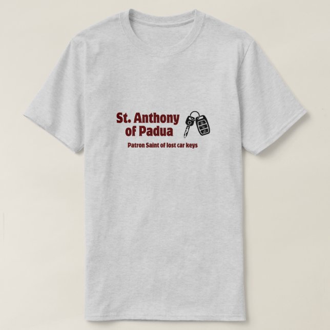 St. Anthony of Padua T-Shirt (Design Front)