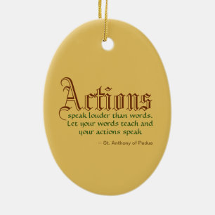 St. Anthony of Padua & the Christ Child (JM 05) Ceramic Ornament