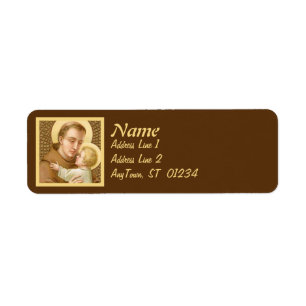 St. Anthony of Padua & the Christ Child (JM 05) Label