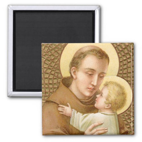 St Anthony of Padua  the Christ Child JM 05 Magnet