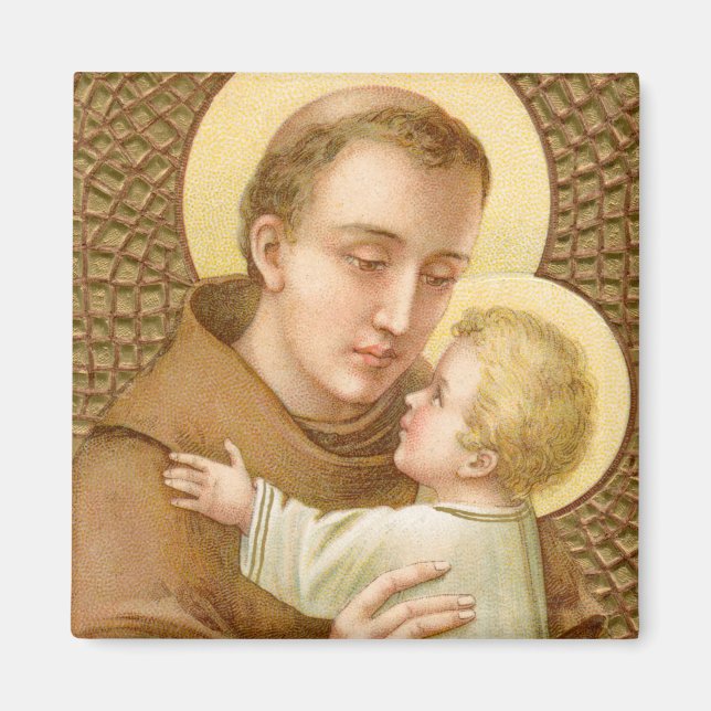 St. Anthony of Padua & the Christ Child (JM 05) Magnet (Front)