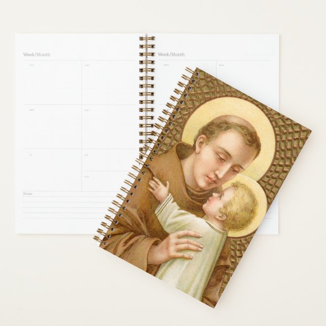 St. Anthony of Padua & the Christ Child (JM 05) Planner (Display)