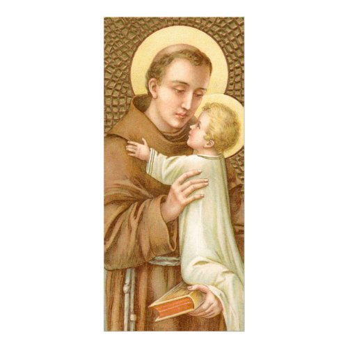 St Anthony of Padua  the Christ Child JM 05 Rack Card