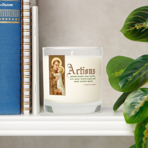 St Anthony of Padua  the Christ Child JM 05 Scented Candle