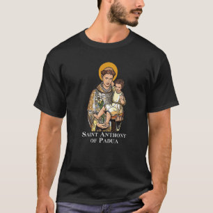 St Anthony Of Padua Vintage Catholic Saint Infant  T-Shirt
