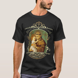 St Anthony of Padua Vintage Catholic Saint Infant T-Shirt