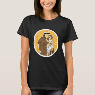 St Anthony of Padua Vintage Catholic Saint Infant  T-Shirt