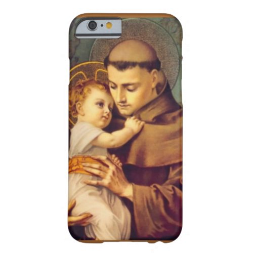 St Anthony of Padua with Baby Jesus Catholic Barely There iPhone 6 Case