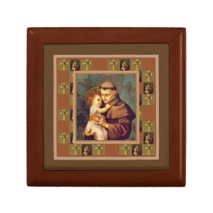 St. Anthony of Padua with Baby Jesus Gift Box