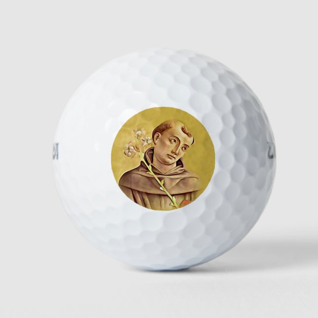 St. Anthony Patron Saint Lost Golf Balls Humorous (Front)