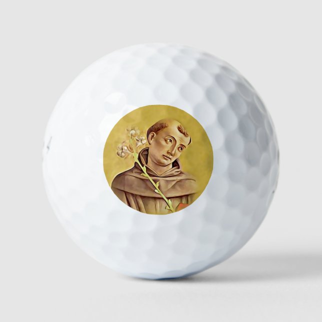 St. Anthony Patron Saint Lost Golf Balls Humorous (Front)