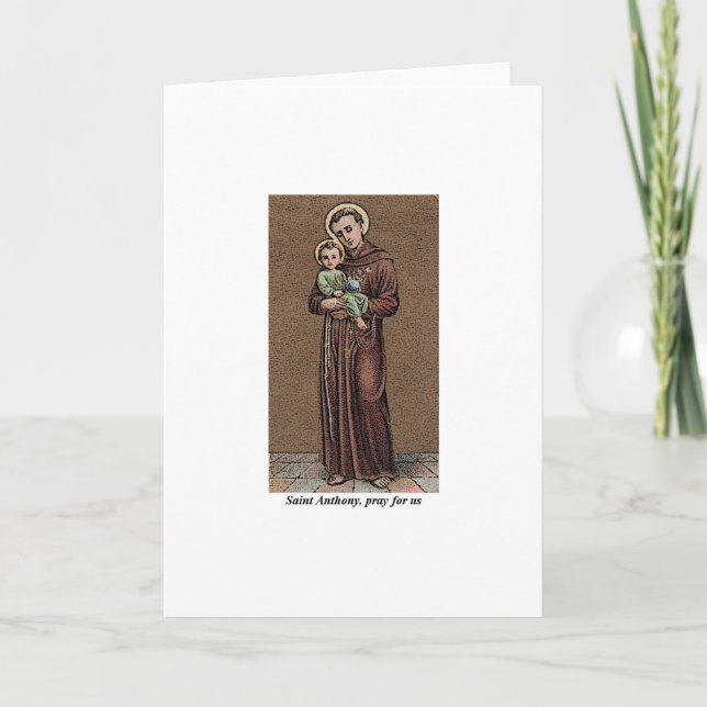 St. Anthony Pray For Us Card (Front)