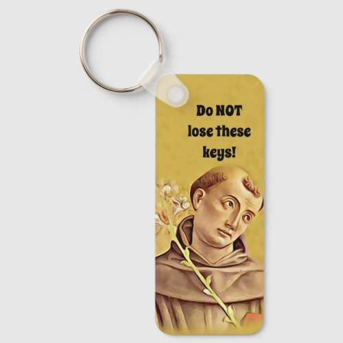 St Anthony Religious Catholic Funny Keychain