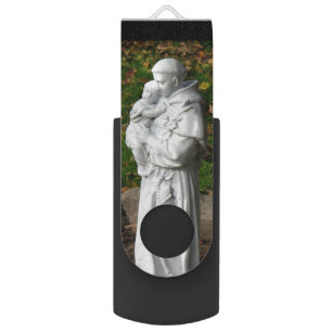 St. Anthony Swivel USB 2.0 Flash Drive