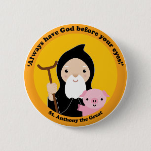 St. Anthony the Great Button