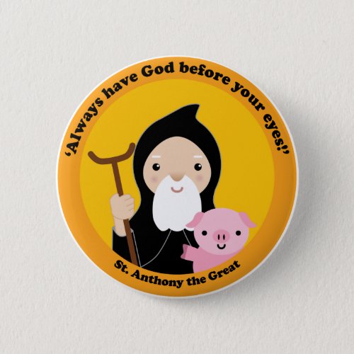 St Anthony the Great Button