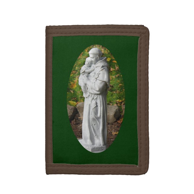 St. Anthony Tri-fold Wallet (Front Vertical)