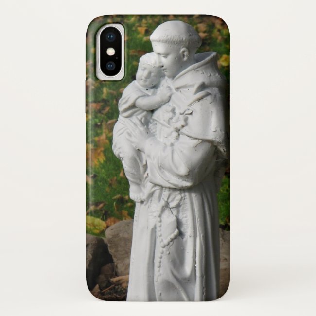 St. Anthony with Christ Child iPhone X Case