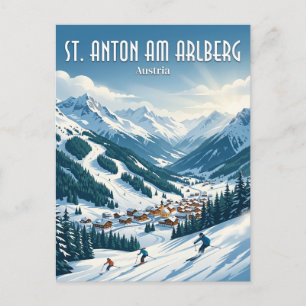 St. Anton am Arlberg Austria Postcard