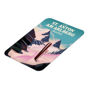 St. Anton am Arlberg ski Austria Magnet