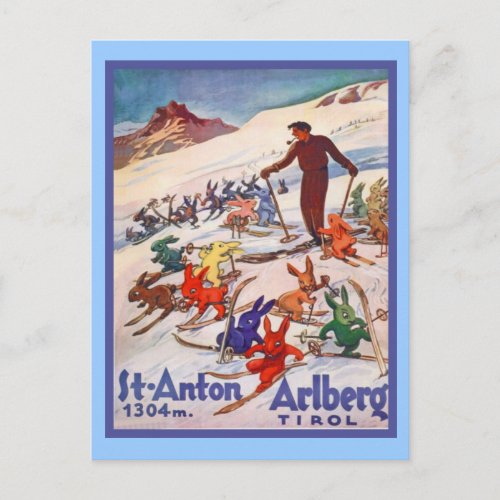 St ANton Arlberg Tirol Postcard