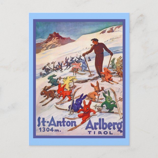 St ANton, Arlberg; Tirol Postcard (Front)