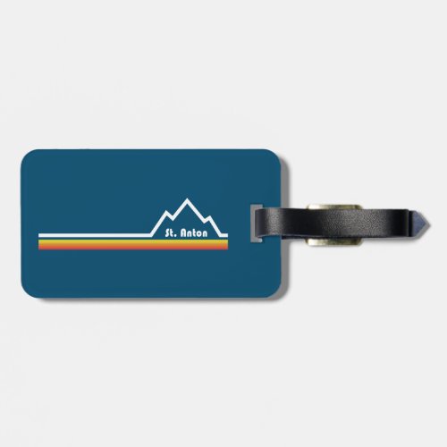 St Anton Austria Luggage Tag