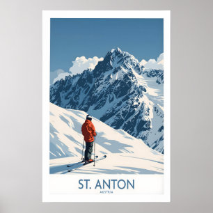 St Anton Ski Poster 1