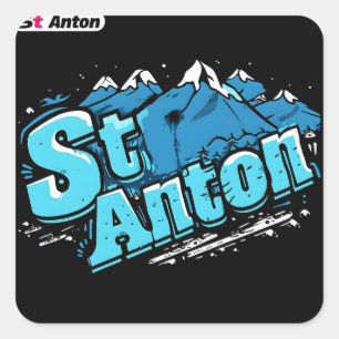 St Anton Ski Stickers (Set of 20)