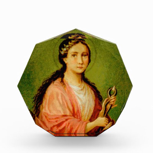 St Apollonia BLA 001 Paperweight or Acrylic Award