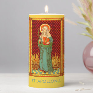 St. Apollonia of Alexandria (VVP 001) 3"x6" Pillar Candle