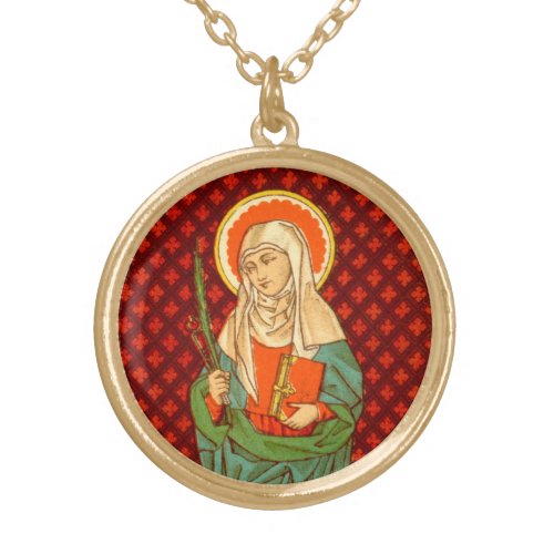 St Apollonia VVP 001 Gold Plated Necklace