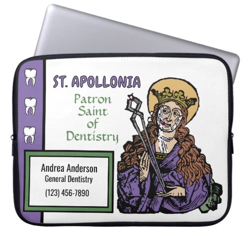 St Apollonia with Pulled Tooth Nuremberg Laptop Sleeve
