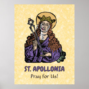 St. Apollonia with Pulled Tooth (Nuremberg) Poster
