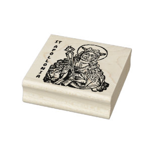 St. Apollonia with Pulled Tooth (Nuremberg) Rubber Stamp