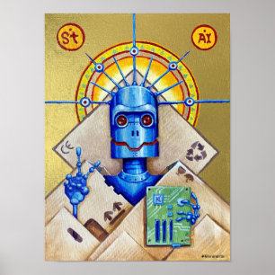 St. Artificial Intelligence (series "Deus ex box") Poster