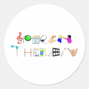 ST at Work Classic Round Sticker