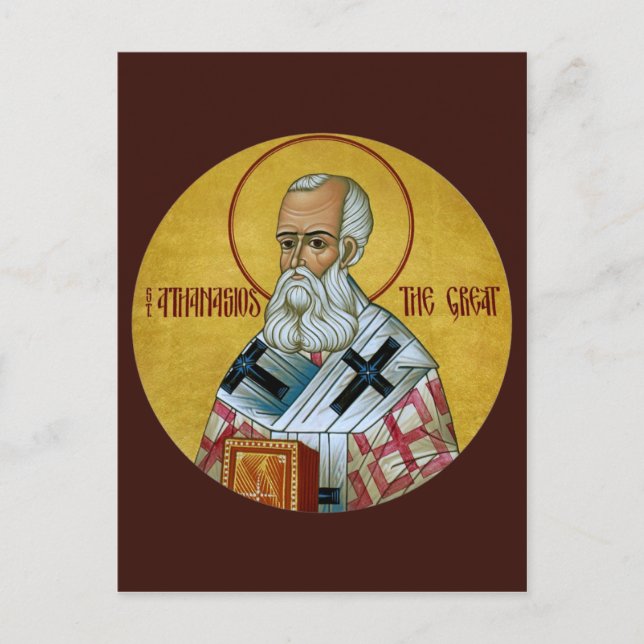 St. Athanasios the Great Prayer Card (Front)