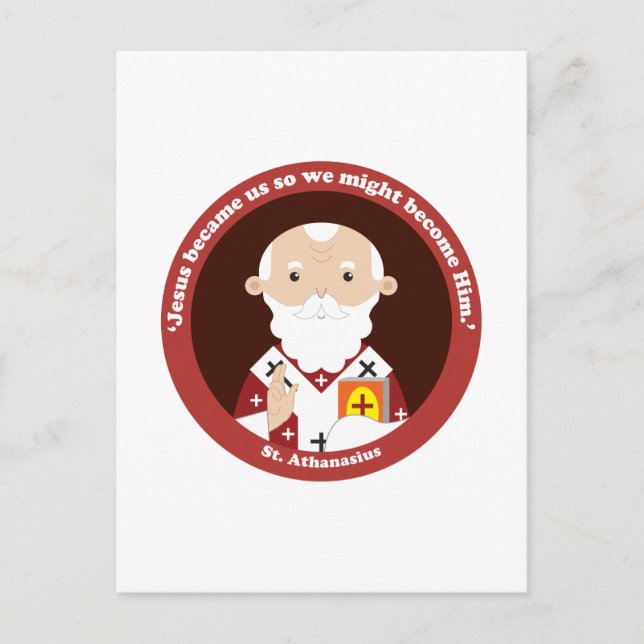 St. Athanasius Postcard (Front)