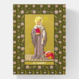 St. Audrey (Etheldreda) (P 003) Paperweight