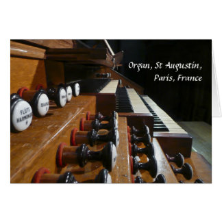 St Augustin organ Cards