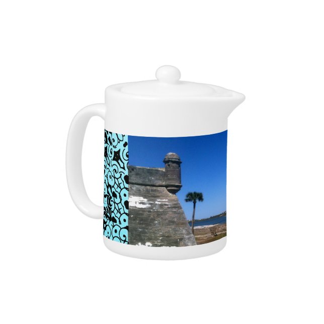 St Augustine 2012 jGibney The MUSEUM Zazzle Gifts Teapot (Left)