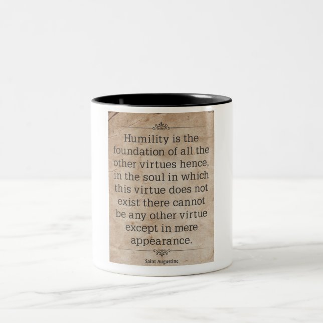 St. Augustine #3 Two-Tone Coffee Mug (Center)